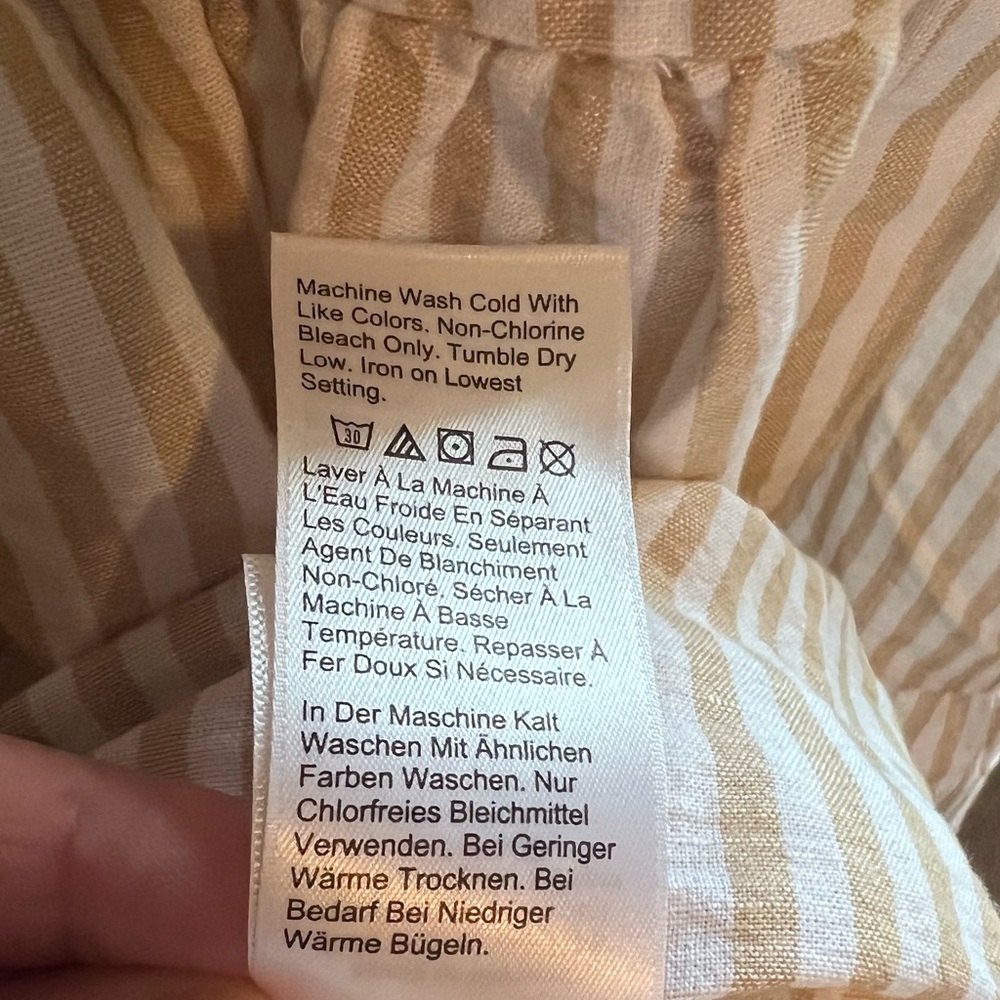 J. Crew cotton-linen tiered maxi dress. Small - Picture 10 of 10